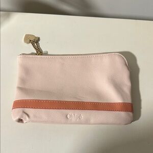 Chloe Pink and Orange Cosmetic Bag